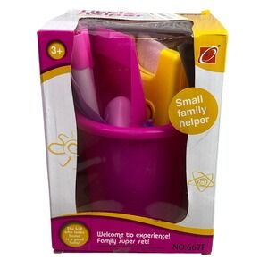 Little Helper Toy Playset Cleaning Play Set Interactive Chores Sensory NIB